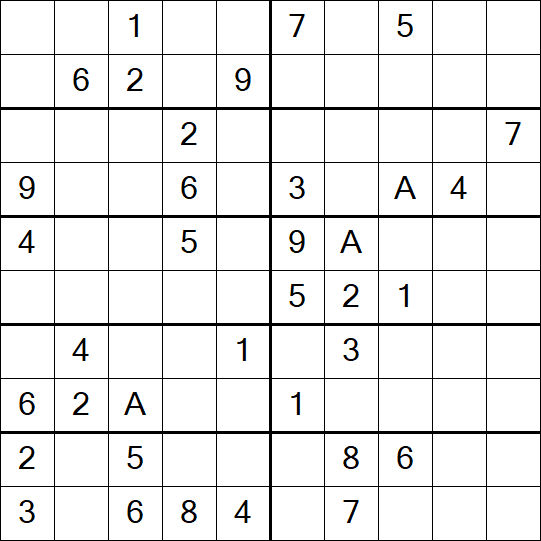 Sudoku 10x10 - Medium