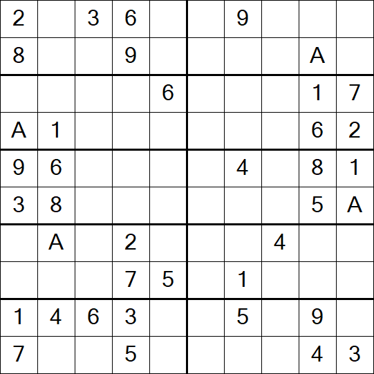 Sudoku 10x10 - Medium