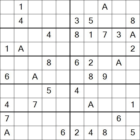 Sudoku 10x10 - Medium