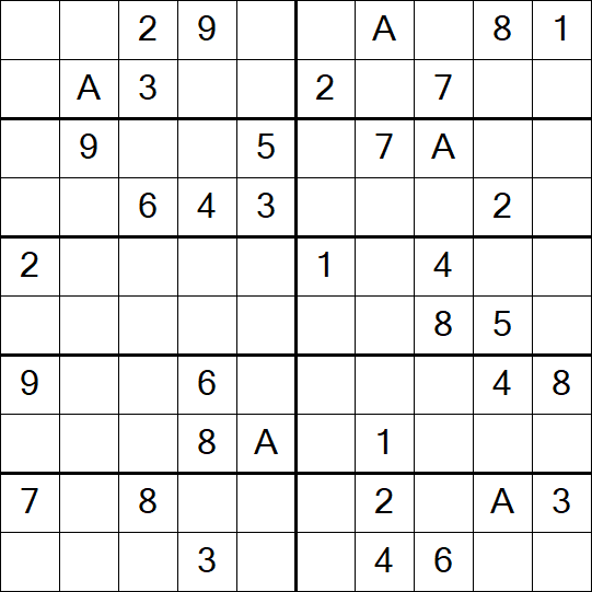 Sudoku 10x10 - Medium