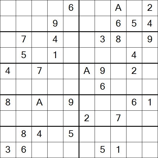 Sudoku 10x10 - Medium