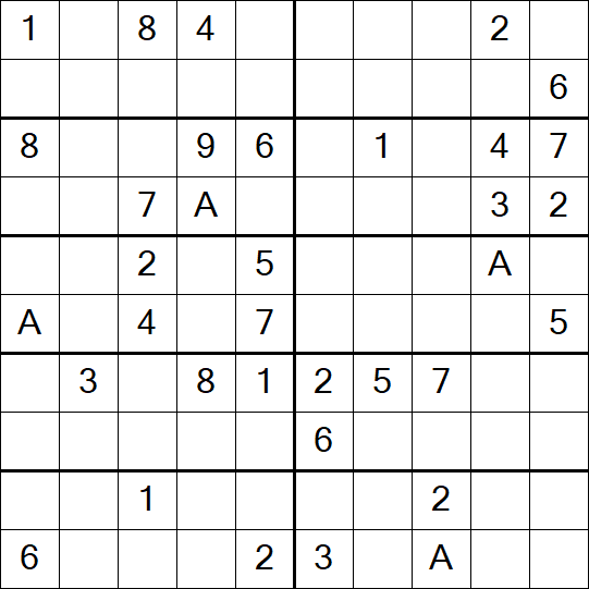 Sudoku 10x10 - Medium