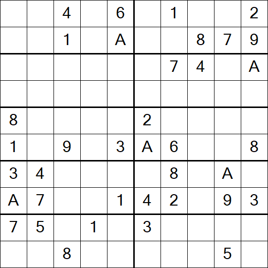 Sudoku 10x10 - Medium