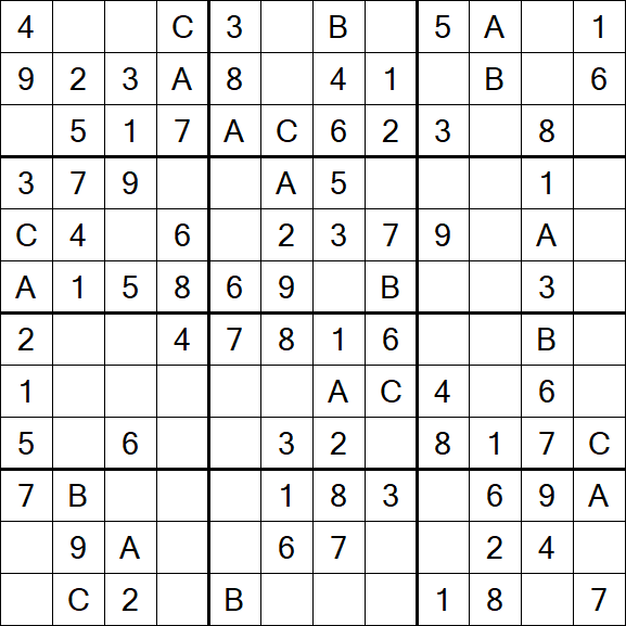 Sudoku 12x12 - Easy