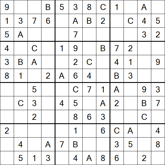 Sudoku 12x12 - Easy