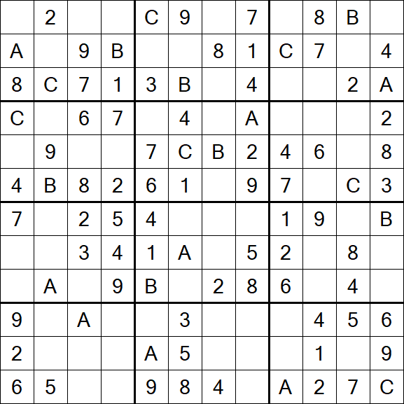Sudoku 12x12 - Simple