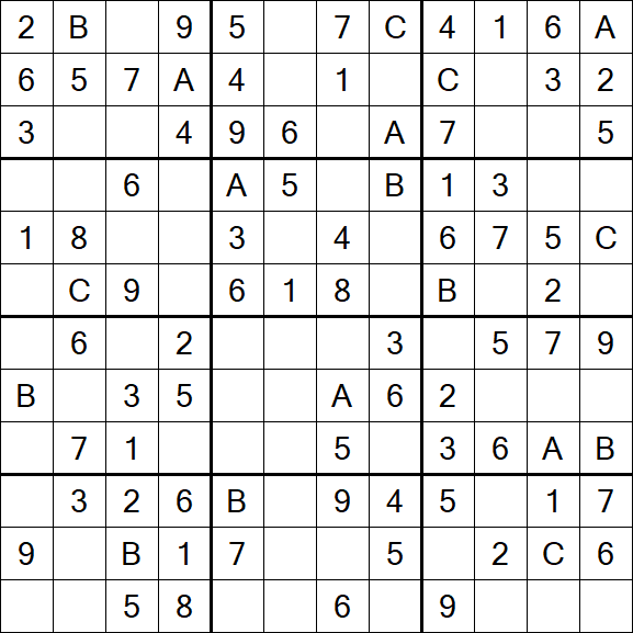 Sudoku 12x12 - Easy