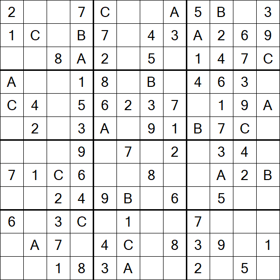 Sudoku 12x12 - Easy