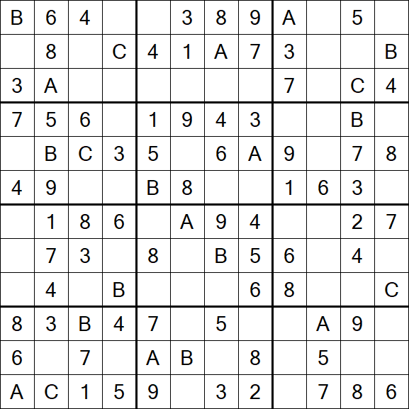Sudoku 12x12 - Fácil