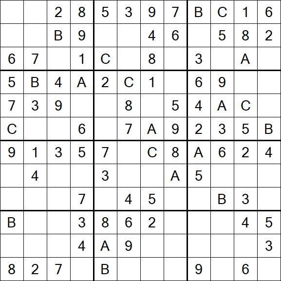 Sudoku 12x12 - Simple