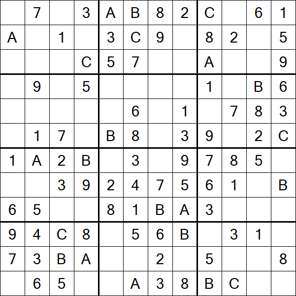 Sudoku 12x12 - Fácil