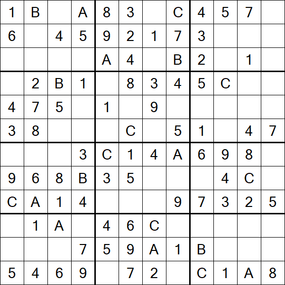 Sudoku 12x12 - Easy