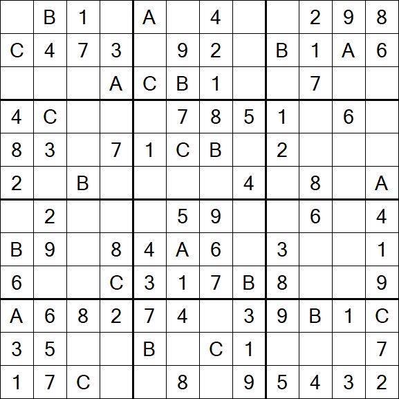 Sudoku 12x12 - Easy