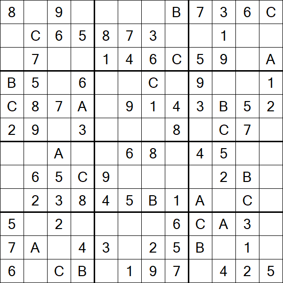 Sudoku 12x12 - Easy