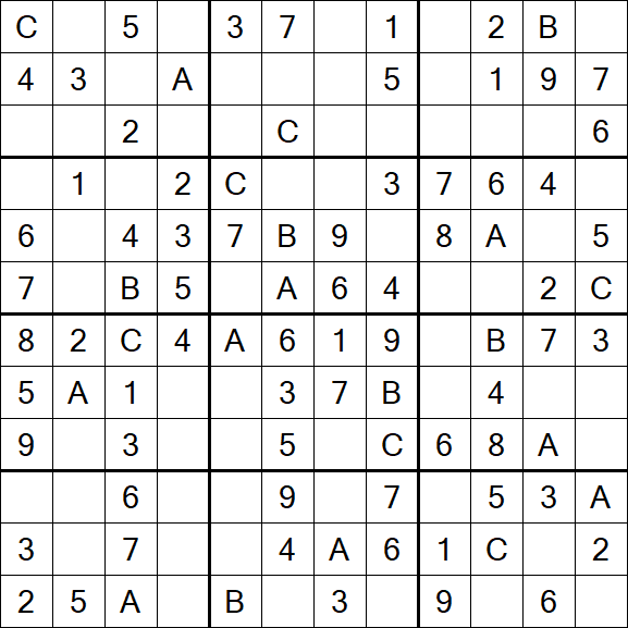 Sudoku 12x12 - Easy