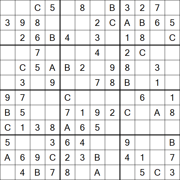 Sudoku 12x12 - Easy