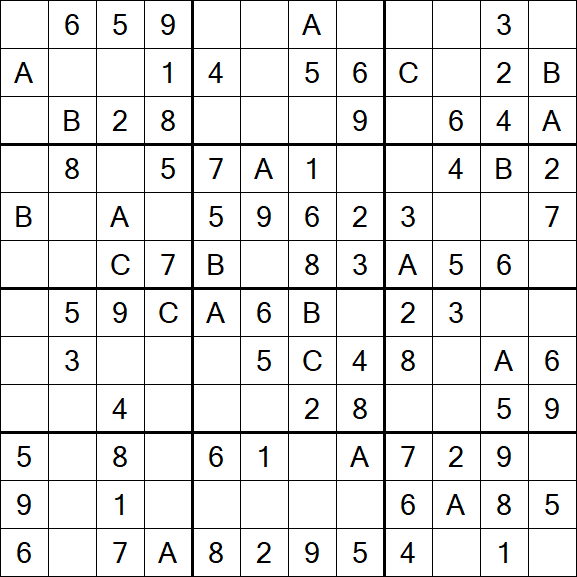 Sudoku 12x12 - Easy