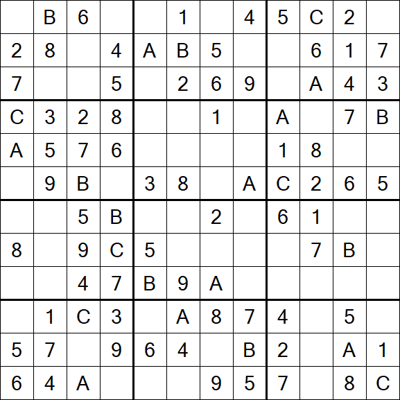 Sudoku 12x12 - Easy