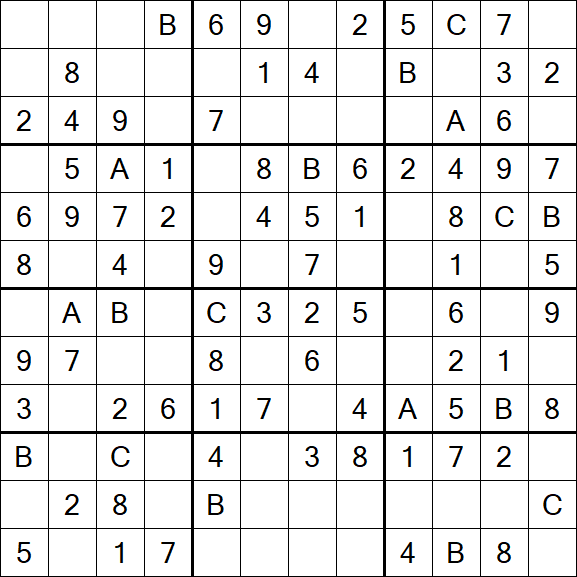 Sudoku 12x12 - Easy
