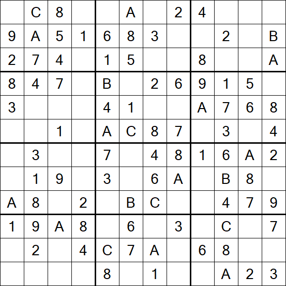 Sudoku 12x12 - Fácil