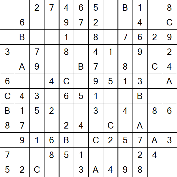 Sudoku 12x12 - Fácil