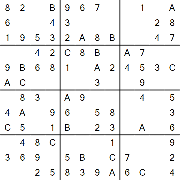 Sudoku 12x12 - Fácil