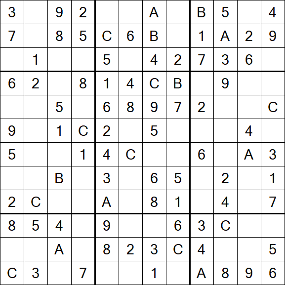 Sudoku 12x12 - Fácil