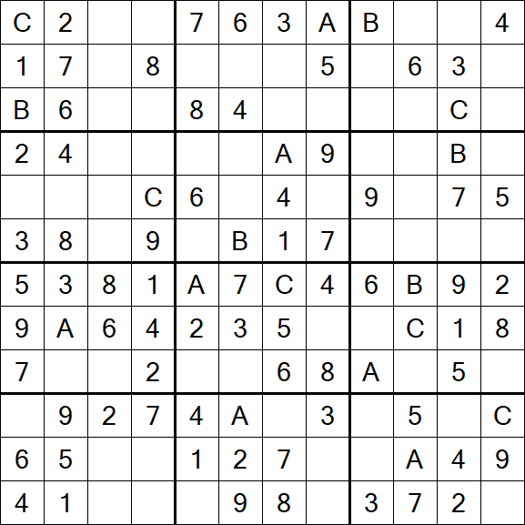 Sudoku 12x12 - Easy