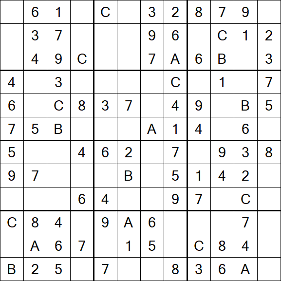 Sudoku 12x12 - Fácil