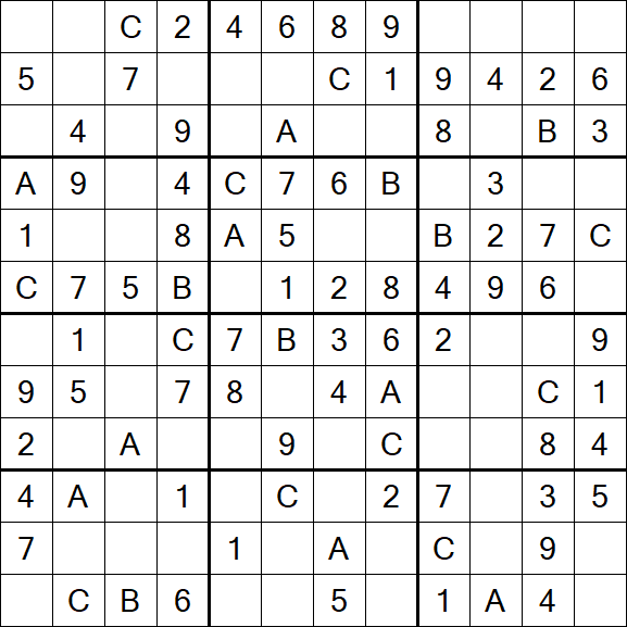 Sudoku 12x12 - Fácil