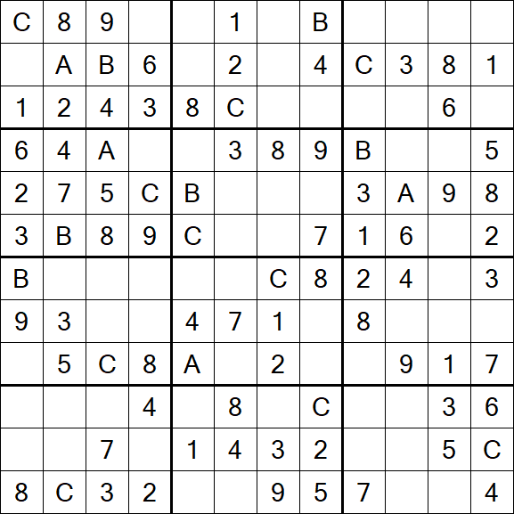 Sudoku 12x12 - Fácil