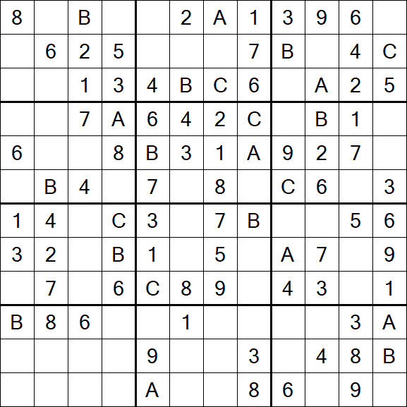 Sudoku 12x12 - Simple