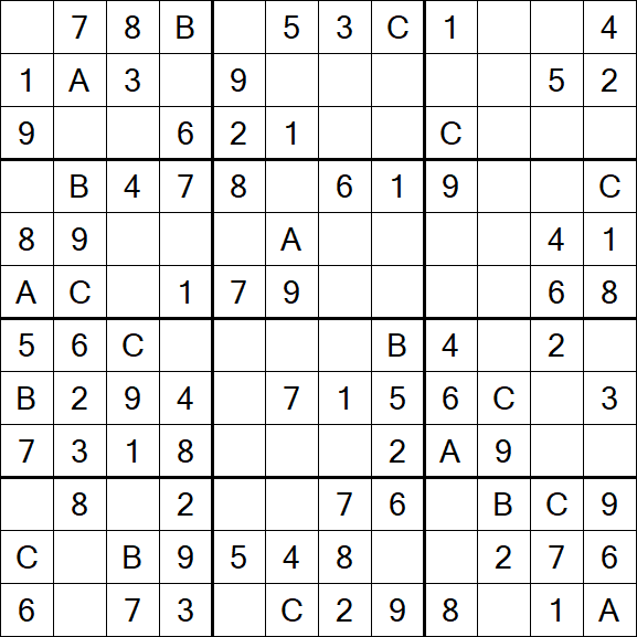 Sudoku 12x12 - Fácil