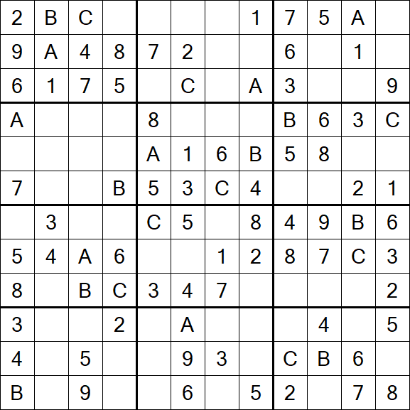 Sudoku 12x12 - Fácil