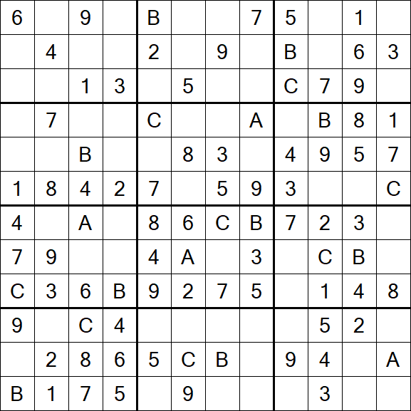Sudoku 12x12 - Fácil