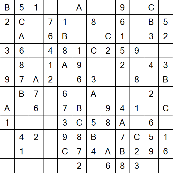 Sudoku 12x12 - Fácil