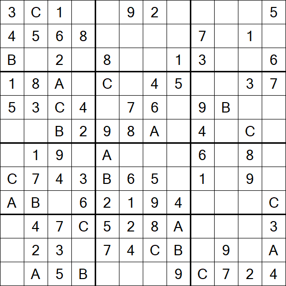 Sudoku 12x12 - Fácil