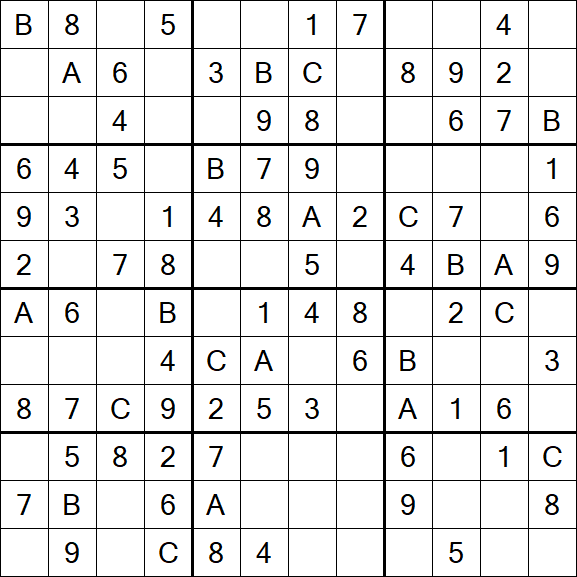 Sudoku 12x12 - Fácil
