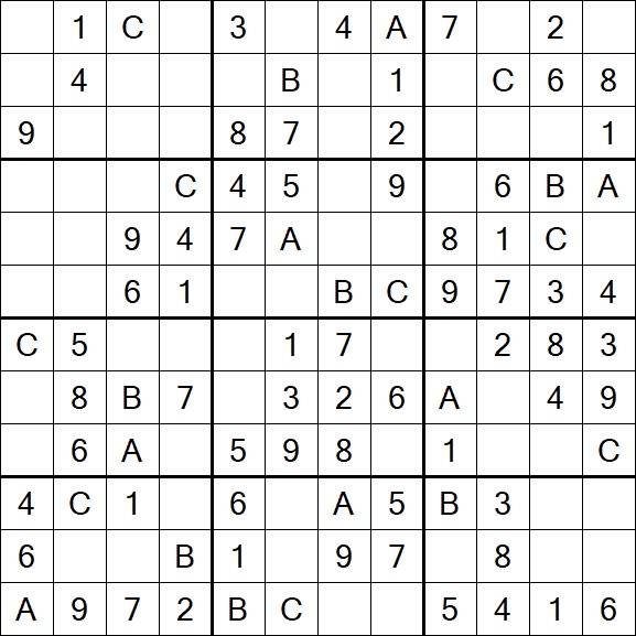 Sudoku 12x12 - Fácil