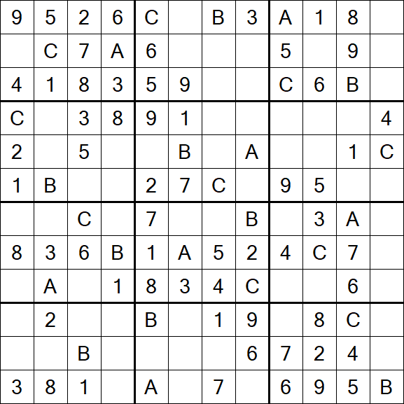 Sudoku 12x12 - Fácil