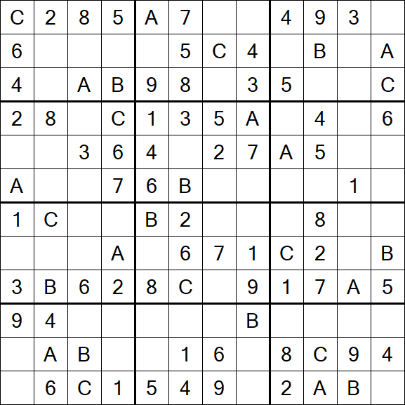 Sudoku 12x12 - Fácil