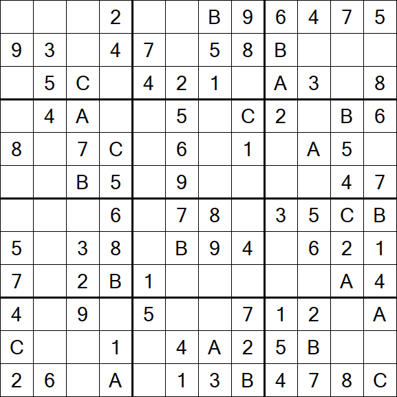 Sudoku 12x12 - Fácil
