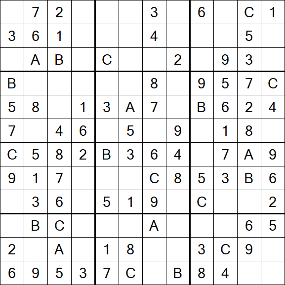 Sudoku 12x12 - Fácil