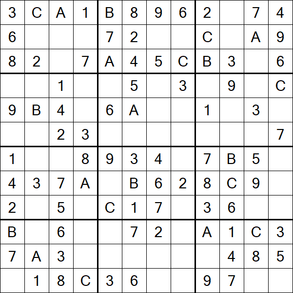 Sudoku 12x12 - Fácil
