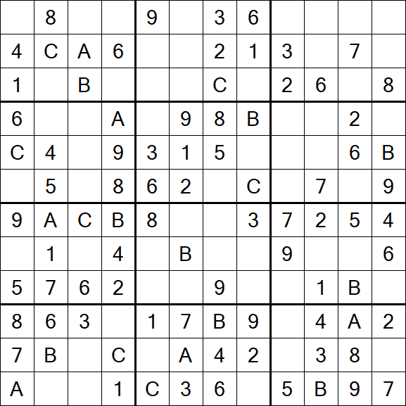 Sudoku 12x12 - Simple