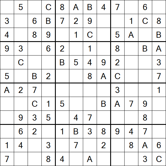 Sudoku 12x12 - Simple