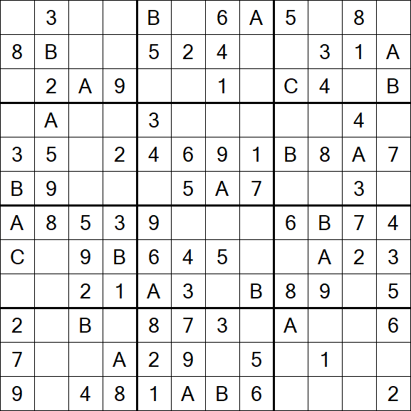 Sudoku 12x12 - Simple