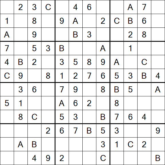 Sudoku 12x12 - Fácil