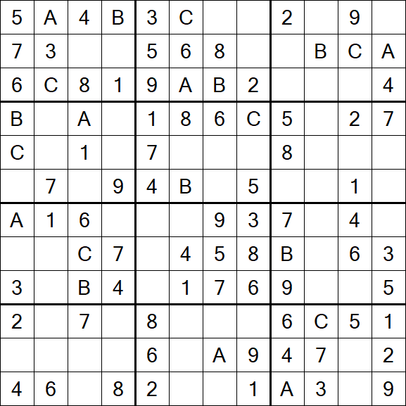 Sudoku 12x12 - Fácil