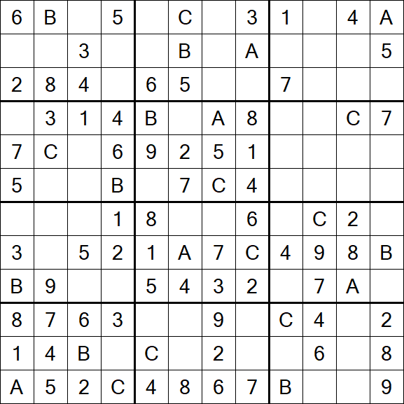 Sudoku 12x12 - Fácil